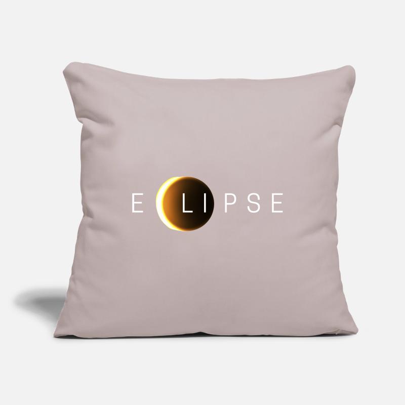 Solar eclipse Sofa pillowcase 17,3'' x 17,3'' (45 x 45 cm)