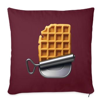 SURVIVAL RATION - Belgium - Sofa pillowcase 17,3'' x 17,3'' (45 x 45 cm) - burgundy - Front