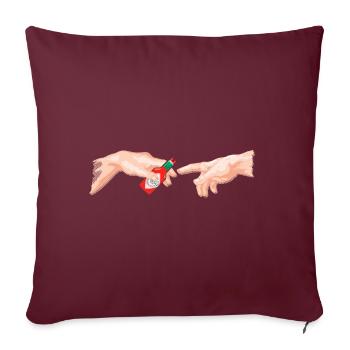 donne moi le tabasco - Housse de coussin décorative 45 x 45 cm - bordeaux - Devant