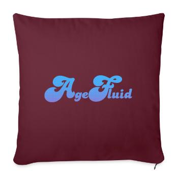 Agefluid - Sofa pillowcase 17,3'' x 17,3'' (45 x 45 cm) - burgundy - Front