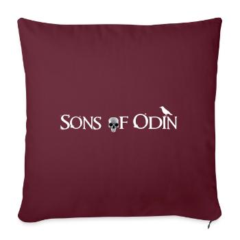 Sons of Odin - Sofakissenbezug 45 x 45 cm - Burgunderrot - Vorne