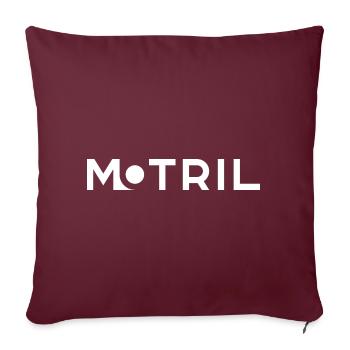 MOTRIL – Grenade – Andalousie – Espagne - Housse de coussin décorative 45 x 45 cm - bordeaux - Devant