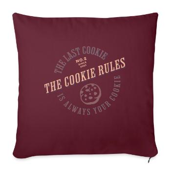 Les règles relatives aux cookies - Règles relatives aux cookies - Cadeaux - Housse de coussin décorative 45 x 45 cm - bordeaux - Devant