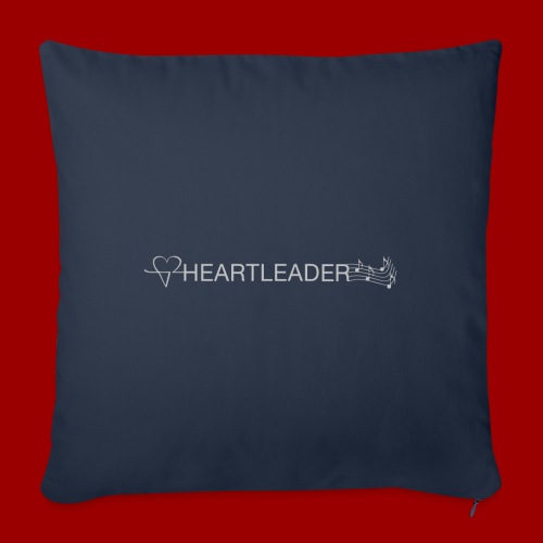 Heartleader Charity (weiss/grau) - Sofakissenbezug 45 x 45 cm