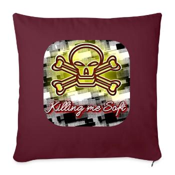 Killing me Soft - Boutique WoW - 2023 - Housse de coussin décorative 45 x 45 cm - bordeaux - Devant