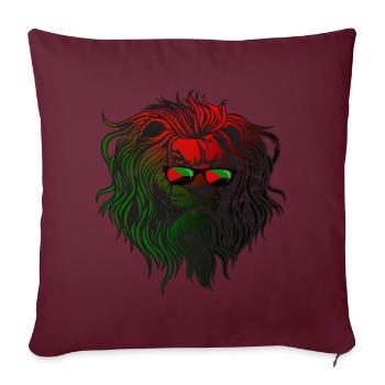 Martinique - Housse de coussin décorative 45 x 45 cm - bordeaux - Devant
