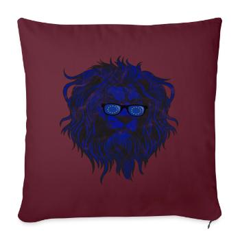 Union européenne - Housse de coussin décorative 45 x 45 cm - bordeaux - Devant