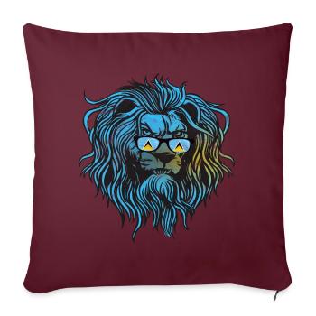 Sainte-Lucie - Housse de coussin décorative 45 x 45 cm - bordeaux - Devant