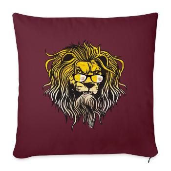 Vatican - Housse de coussin décorative 45 x 45 cm - bordeaux - Devant