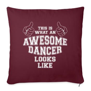 C'est ce qu'un donateur impressionnant ressemble à un cadeau - Housse de coussin décorative 45 x 45 cm - bordeaux - Devant