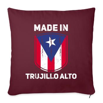 Puerto Rico - Sofakissenbezug 45 x 45 cm - Burgunderrot - Vorne
