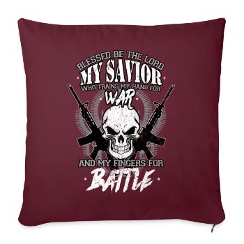 US Army America Patriot soldier gift - Sofa pillowcase 17,3'' x 17,3'' (45 x 45 cm) - burgundy - Front