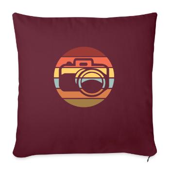 Photographie photographique Photo Photo - Housse de coussin décorative 45 x 45 cm - bordeaux - Devant