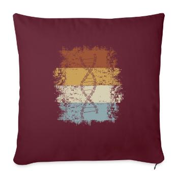 Cycling DNA Bicycle Chain Vintage Bicycle Cycling - Sofa pillowcase 17,3'' x 17,3'' (45 x 45 cm) - burgundy - Front