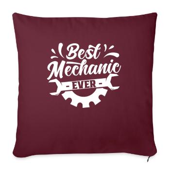 Le meilleur mécanicien de tous les temps - Housse de coussin décorative 45 x 45 cm - bordeaux - Devant