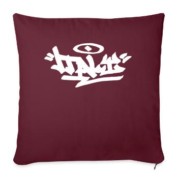 Italien Graffiti Street Art HandStyle Italia Hip H - Sofakissenbezug 45 x 45 cm - Burgunderrot - Vorne