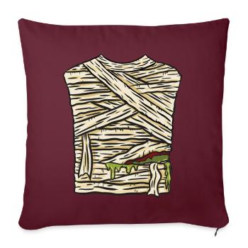 Costume de maman Halloween - Housse de coussin décorative 45 x 45 cm - bordeaux - Devant