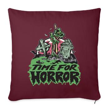 Horror Untoter Halloween-Party-Zombie-Halloween-Al - Sofakissenbezug 45 x 45 cm - Burgunderrot - Vorne