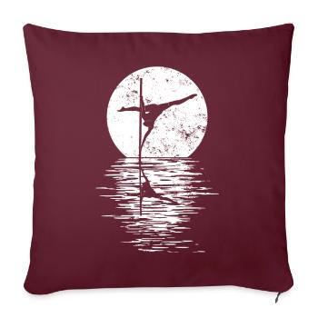 Pole Dance Dancer, Pole Dance, Pole Dancing - Housse de coussin décorative 45 x 45 cm - bordeaux - Devant
