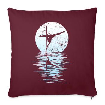 Pole Dance Dancer, Pole Dance, Pole Dancing - Housse de coussin décorative 45 x 45 cm - bordeaux - Devant