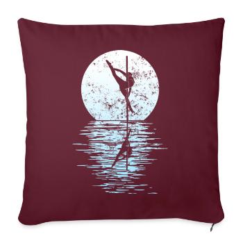 Pole Dance Dancer, Pole Dance, Pole Dancing - Housse de coussin décorative 45 x 45 cm - bordeaux - Devant