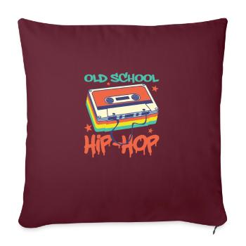 Hip Hop Rap Music Rapper Hiphop Gift - Housse de coussin décorative 45 x 45 cm - bordeaux - Devant