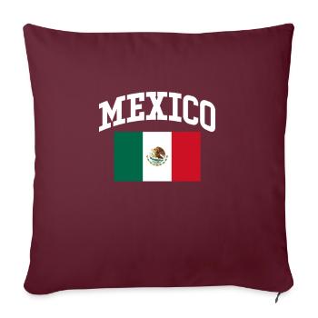 Mexiko Mexikanisch Mexikaner Nation Geschenk - Sofakissenbezug 45 x 45 cm - Burgunderrot - Vorne