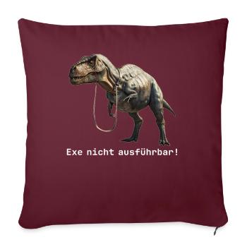 Cybersecurity IT-Sicherheit Computer Techniker - Sofakissenbezug 45 x 45 cm - Burgunderrot - Vorne
