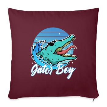 Gator Boy - Sofakissenbezug 45 x 45 cm - Burgunderrot - Vorne