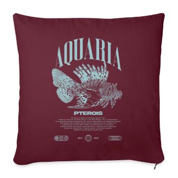 Rotfeuerfisch Marine Fish Keeper Moderne Streetwear - Sofakissenbezug 45 x 45 cm - Burgunderrot - Vorne