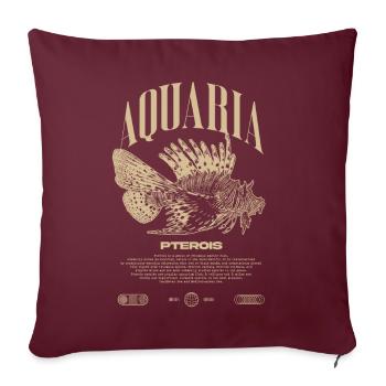 Rotfeuerfisch Marine Fish Keeper Moderne Streetwear - Sofakissenbezug 45 x 45 cm - Burgunderrot - Vorne