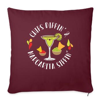 Cinco De Mayo Fiesta T-shirt - Housse de coussin décorative 45 x 45 cm - bordeaux - Devant