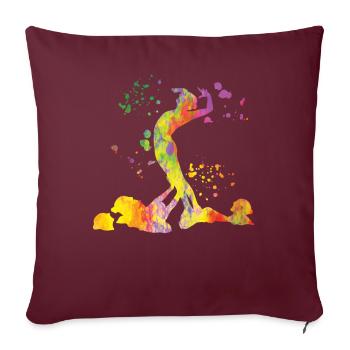 Artistic Swim Team Synchronschwimmen - Sofakissenbezug 45 x 45 cm - Burgunderrot - Vorne