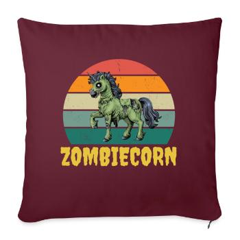 Maïs zombie - Housse de coussin décorative 45 x 45 cm - bordeaux - Devant