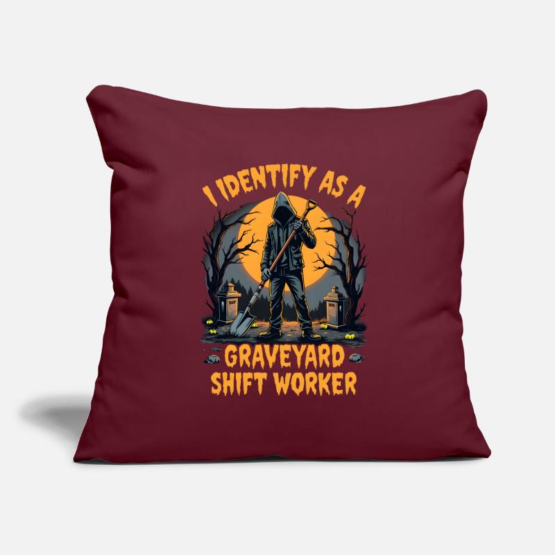 I Identify As A Graveyard Shift Worker Sofa pillowcase 17,3'' x 17,3'' (45 x 45 cm)