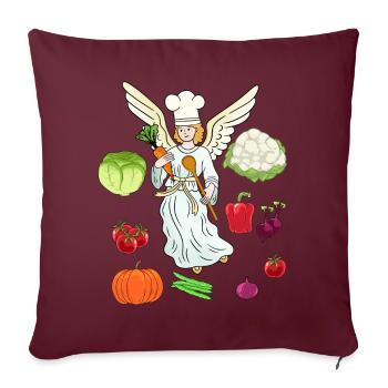 himmlisch Kochkunst Gastgeber Kochen Köche Koch - Sofakissenbezug 45 x 45 cm - Burgunderrot - Vorne