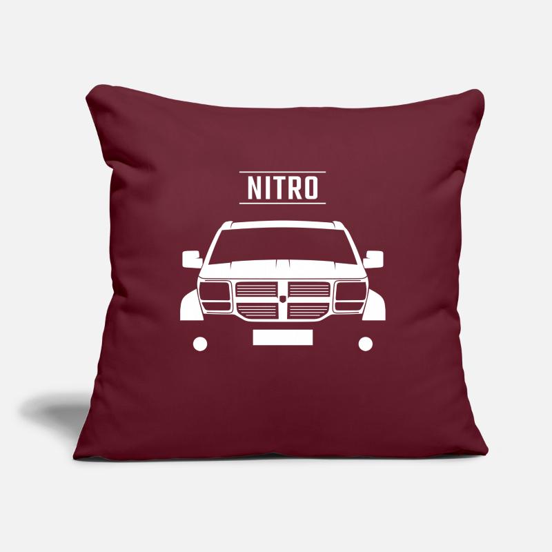 Conception Dodge Nitro Housse de coussin décorative 45 x 45 cm
