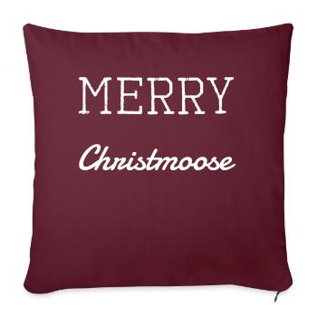Bday Blague Blagues Bodybuilder Père Noël Dictons drôles - Housse de coussin décorative 45 x 45 cm - bordeaux - Devant