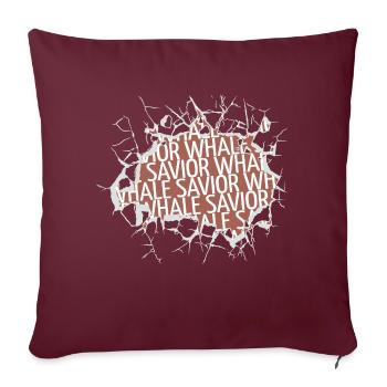 Geek Accent Boat Animal Shelter Greenman - Housse de coussin décorative 45 x 45 cm - bordeaux - Devant