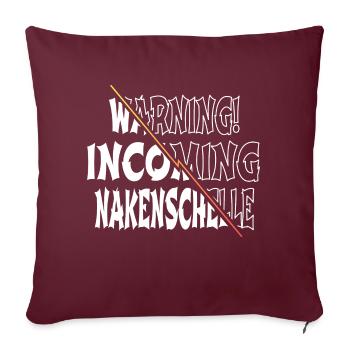 backpfeiffe geschenk cool weihnachten statement - Sofakissenbezug 45 x 45 cm - Burgunderrot - Vorne