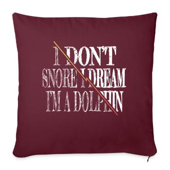 Athlète présente l’idée Beach Gift Swim Team T-shirts - Housse de coussin décorative 45 x 45 cm - bordeaux - Devant