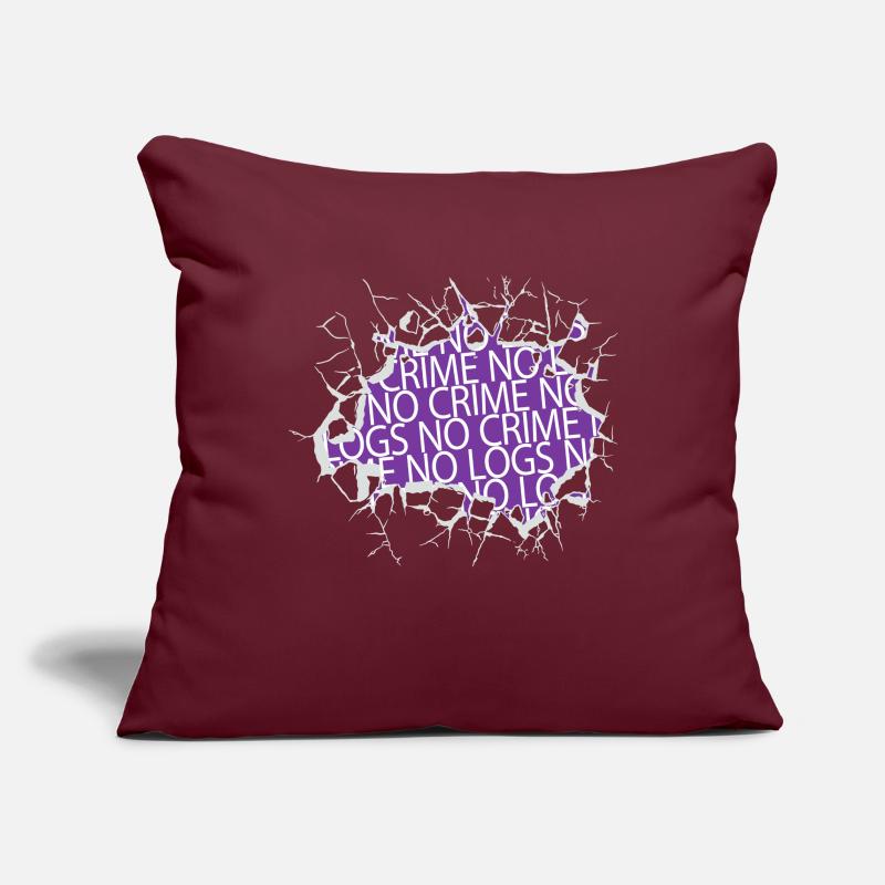 Analyste Hacker anonyme crypter mais je le fais Housse de coussin décorative 45 x 45 cm