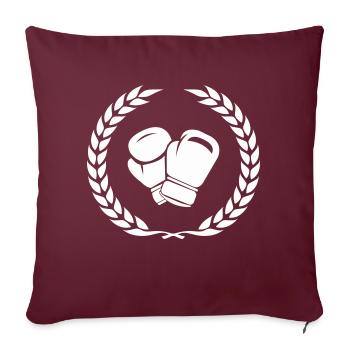 boxing 1 - Sofakissenbezug 45 x 45 cm - Burgunderrot - Vorne
