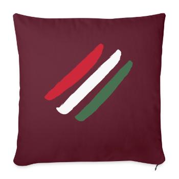 Ungarn Flagge - Sofakissenbezug 45 x 45 cm - Burgunderrot - Vorne