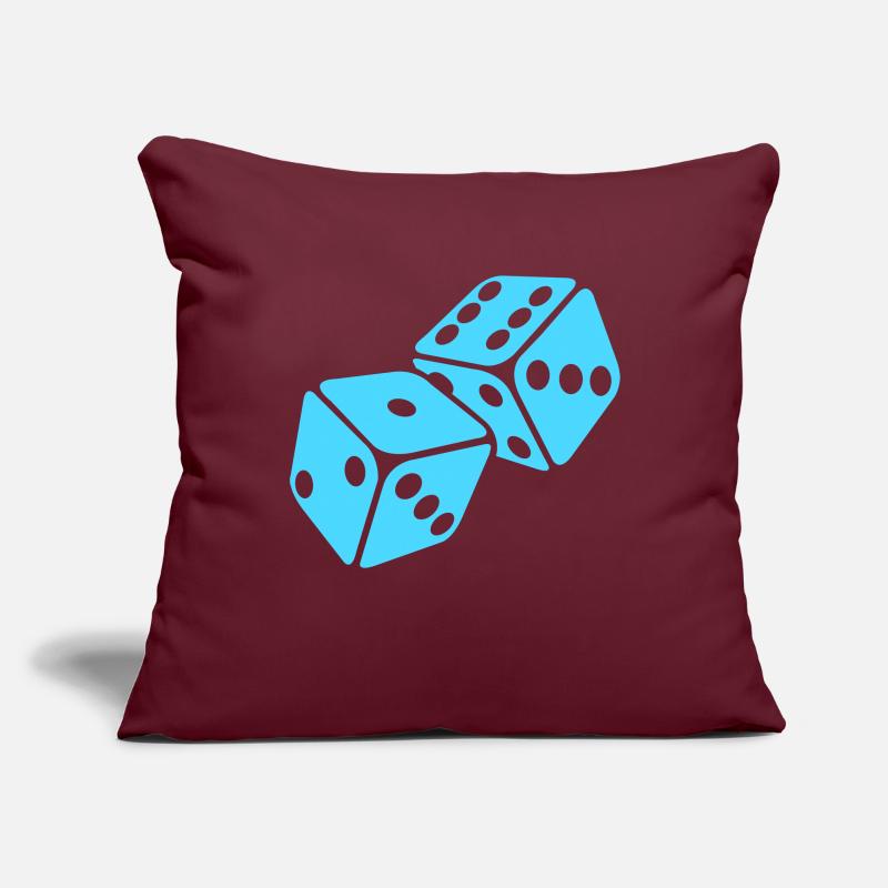 cube Housse de coussin décorative 45 x 45 cm