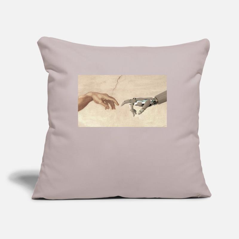 Main de robot, Housse de coussin décorative 45 x 45 cm