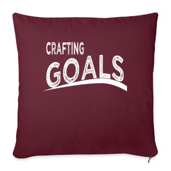 Résolution de problèmes Athlète Humour Design Idéation - Housse de coussin décorative 45 x 45 cm - bordeaux - Devant