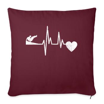 Parkour Runner Parkour Runner Cadeau Sports Extrêmes - Housse de coussin décorative 45 x 45 cm - bordeaux - Devant