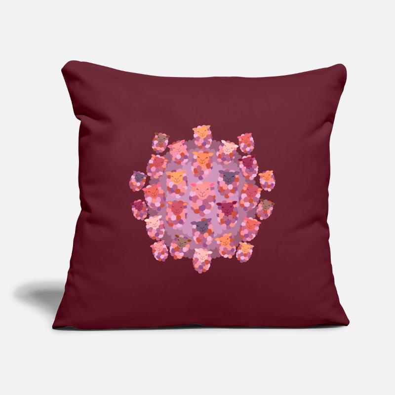 Compter les moutons Multi Housse de coussin décorative 45 x 45 cm