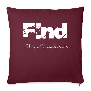 Nouveaux Horizons Nourriture Enchantement Cuisine Sorcellerie Cool - Housse de coussin décorative 45 x 45 cm - bordeaux - Devant